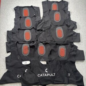 Catapult Core Training Vest Top Black (No GPS pod) Unknown sizes LOT OF 9